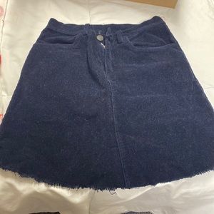 Navy blue skirt